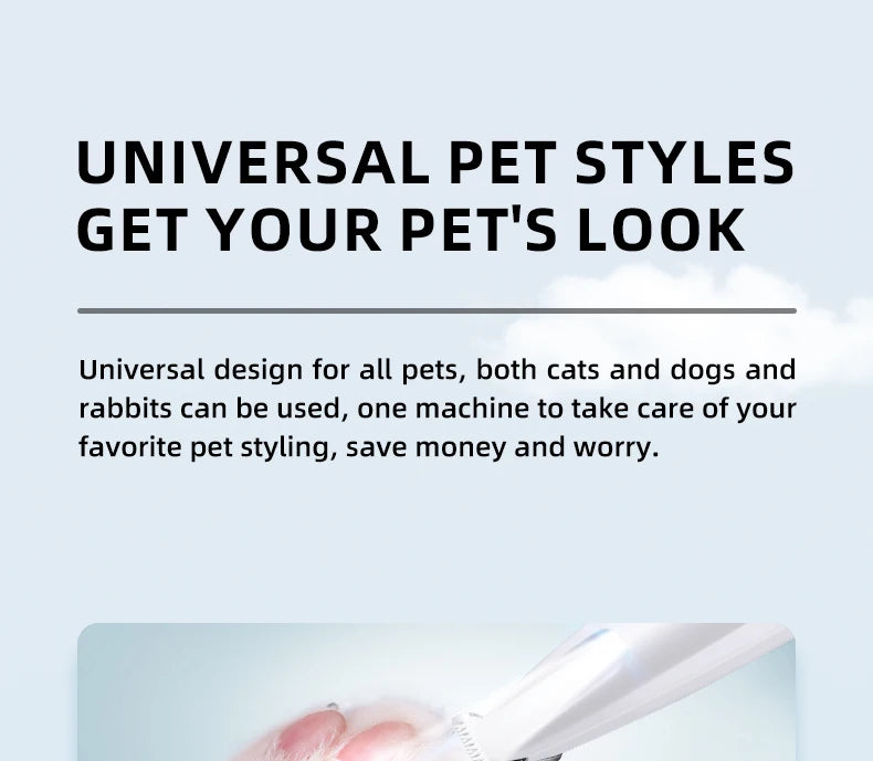 Dog Paw Trimmer with LED Light