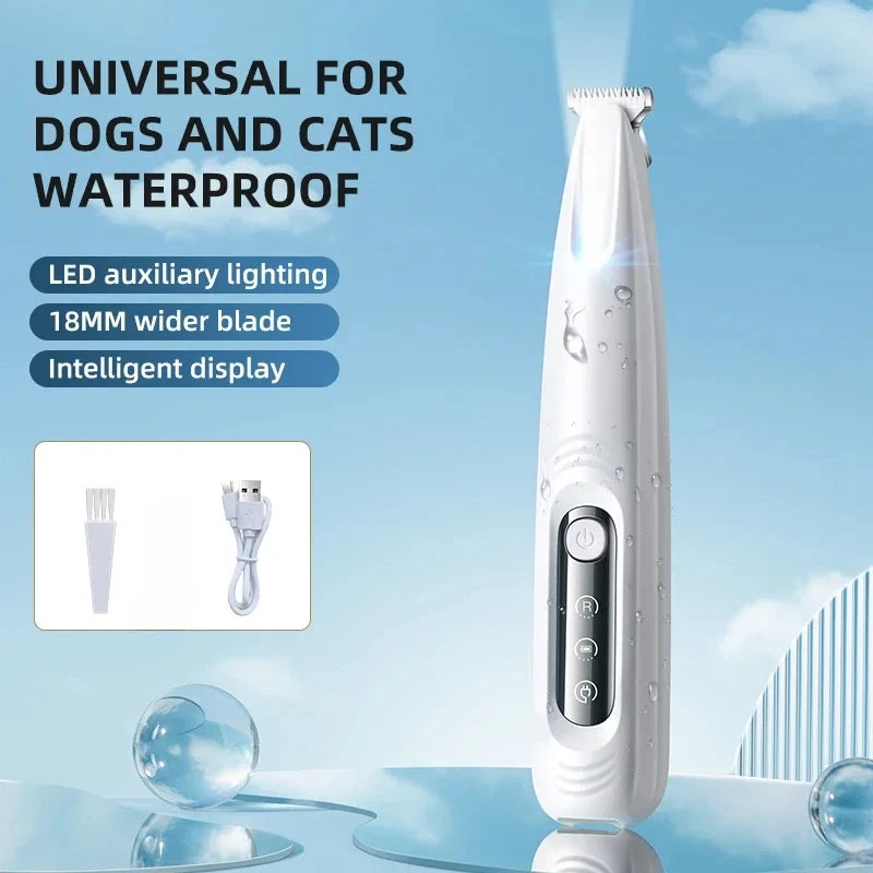 Dog Paw Trimmer with LED Light