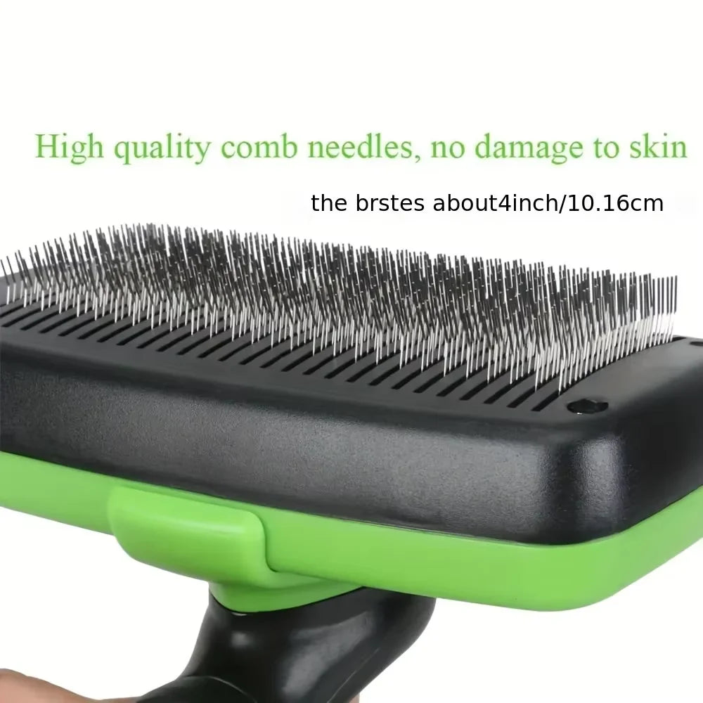 Pet Grooming Brush – Dog & Cat Comb for Hair Removal, Detangling, and Gentle Massage