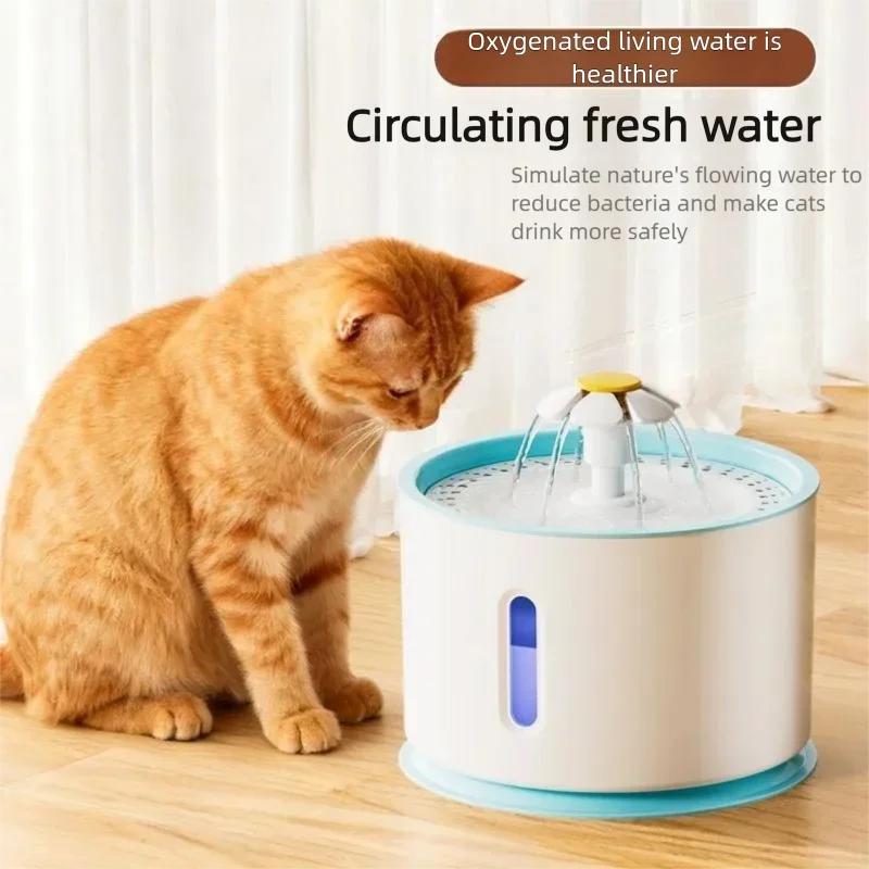 🐾OneCart™ 3.2L Stainless Steel Cat Water Fountain – Ultra-Silent Smart Pet Drinking Dispenser with LED Visual Window & Multi-Stage Filter