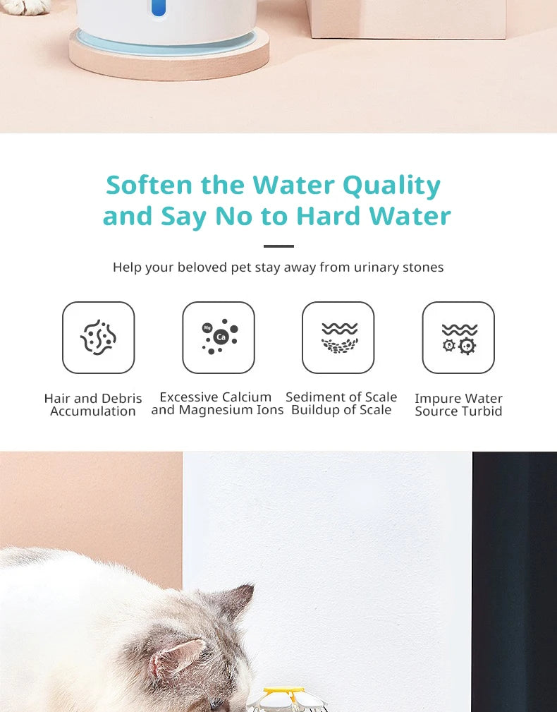 🐾OneCart™ 3.2L Stainless Steel Cat Water Fountain – Ultra-Silent Smart Pet Drinking Dispenser with LED Visual Window & Multi-Stage Filter