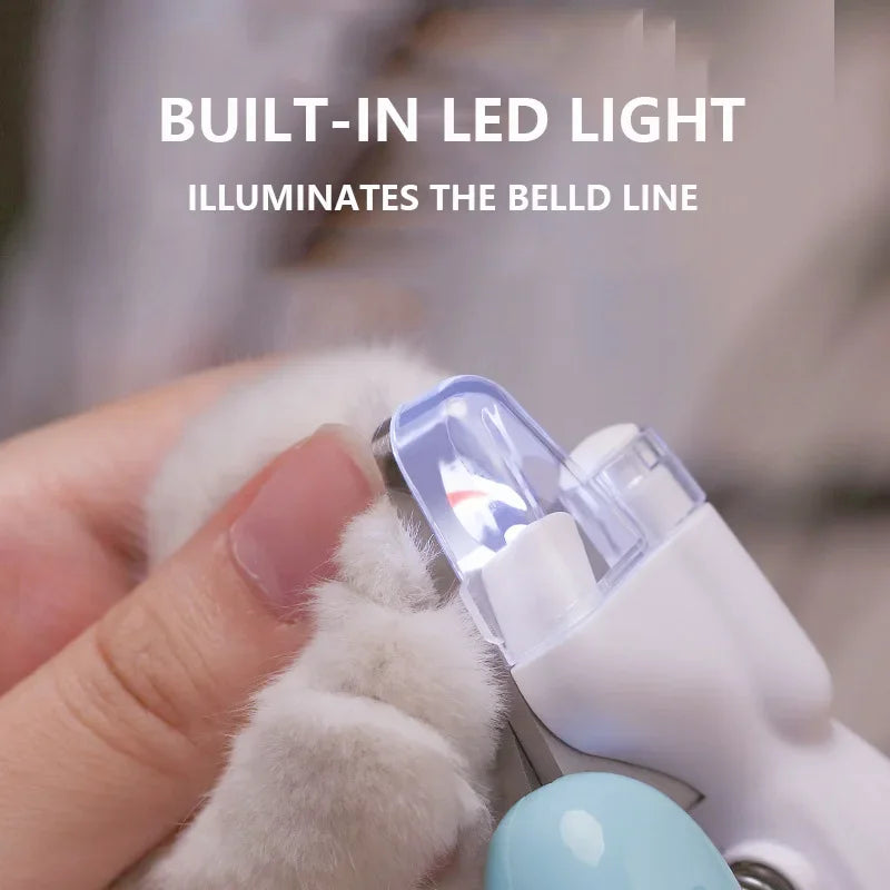 Professional Pet Nail Clippers – LED‑Lit Grooming Trimmer for Dogs, Cats & Small Pets