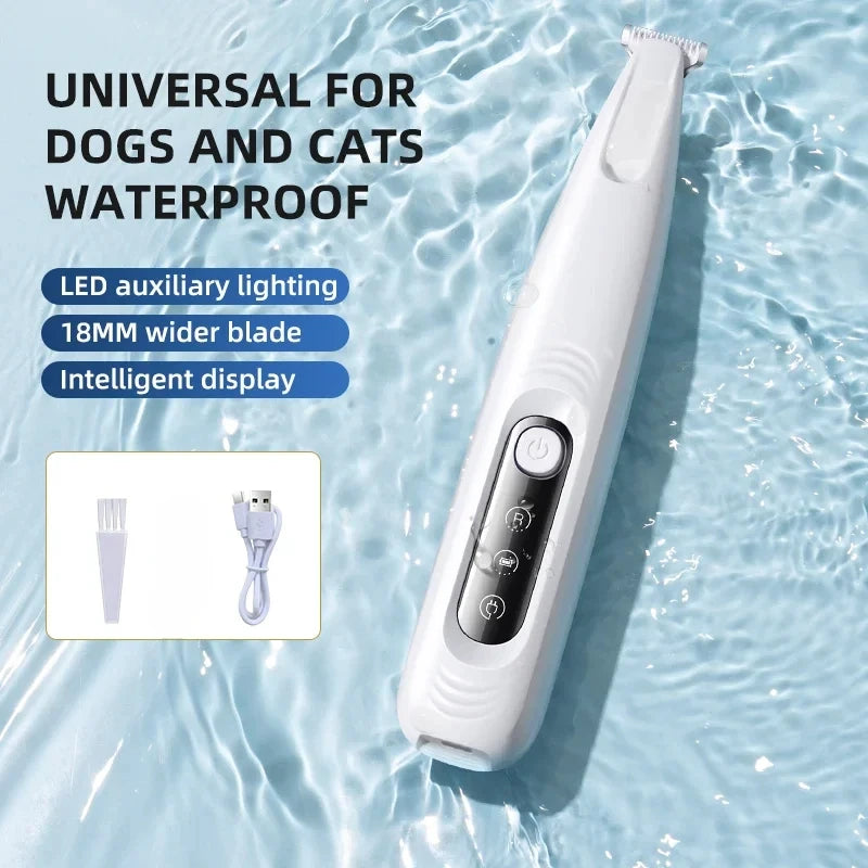 Dog Paw Trimmer with LED Light