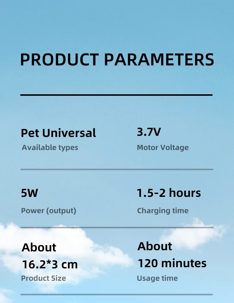 Dog Paw Trimmer with LED Light